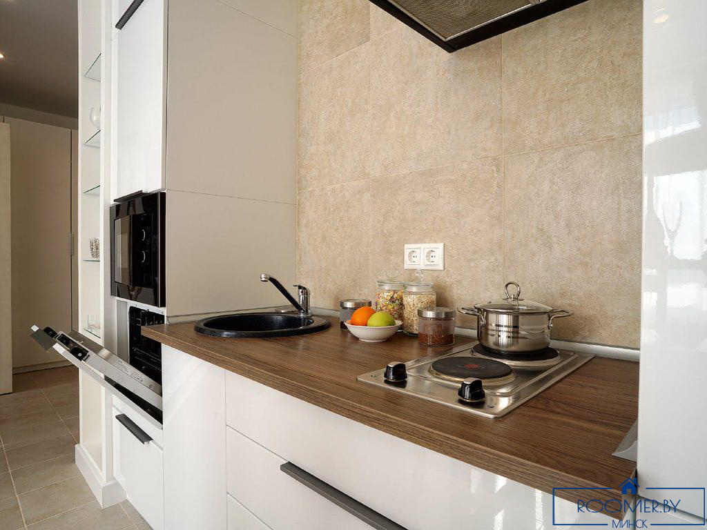 Квартира на сутки в Минске возле метро Площадь Якубы Коласа кухня