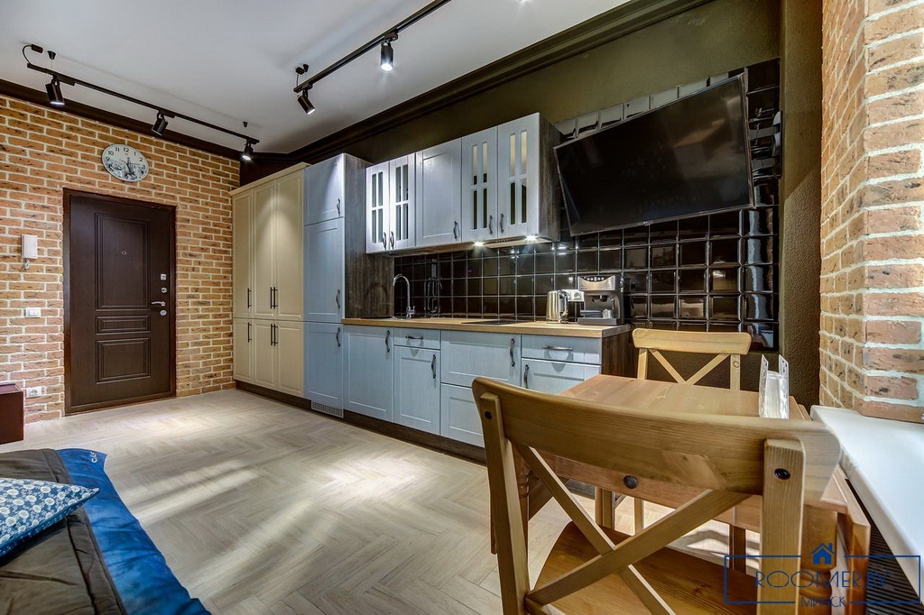 Квартира на сутки в Минске рядом с метро якуба коласа кухня