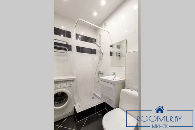 Квартира на сутки в Минске на проспекте Независимости, 48 ванная комната