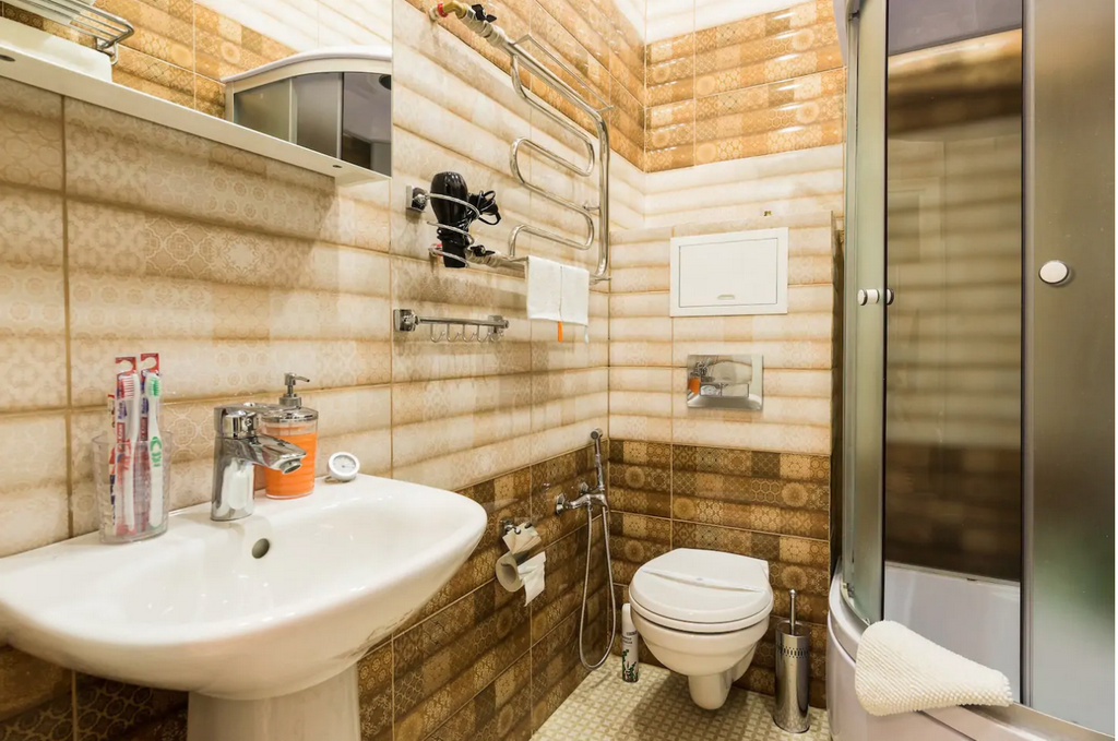 Двухкомнатная квартира на сутки в Минске Мулявина, 3 ванная