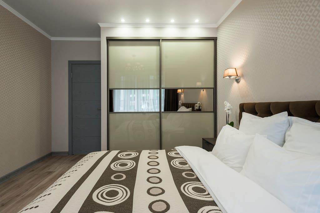 Двухкомнатная квартира на сутки в Минске Хоружей, 11 спальня