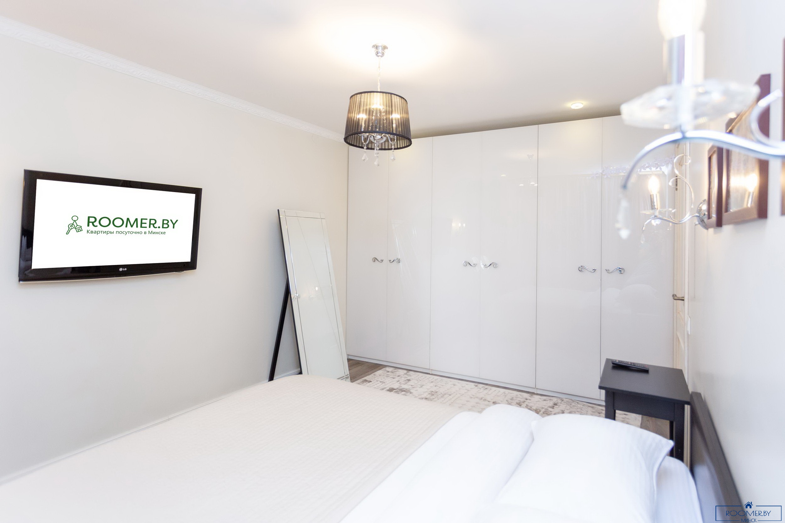 Двухкомнатная квартира в Минске на сутки улица Куйбышева, 46 спальня