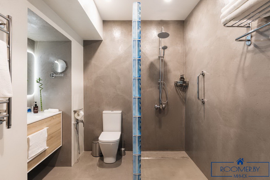 Квартира на сутки в Минске возле метро Площадь Якуба Коласа ванна