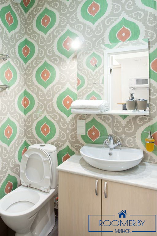 Однокомнатная квартира по адресу проспект Независимости, 37 ванна