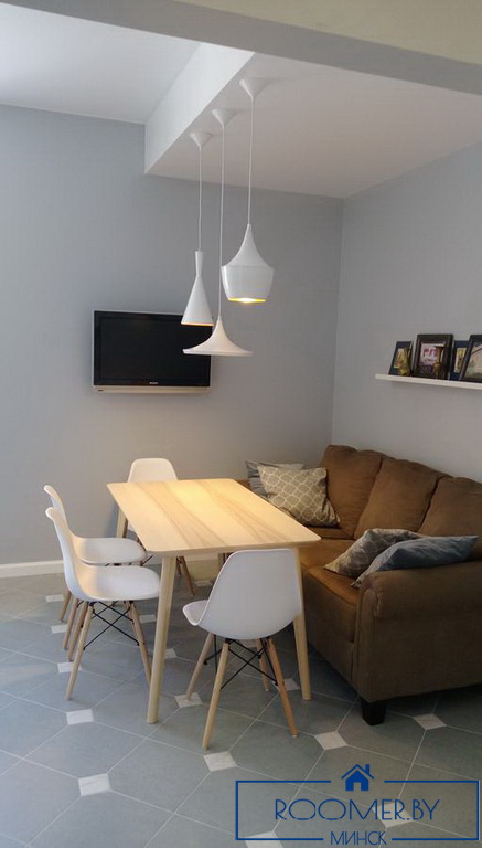 Квартира на сутки в Минске возле метро Площадь Якуба Коласа гостиная