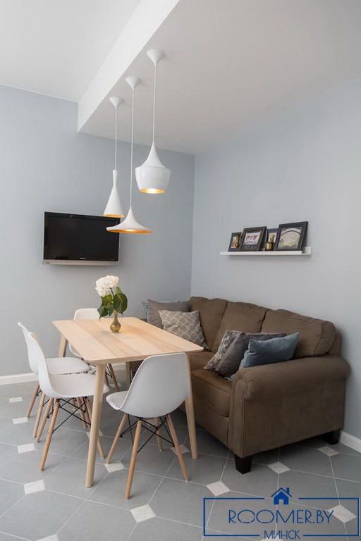 Квартира на сутки в Минске возле метро Площадь Якуба Коласа гостиная