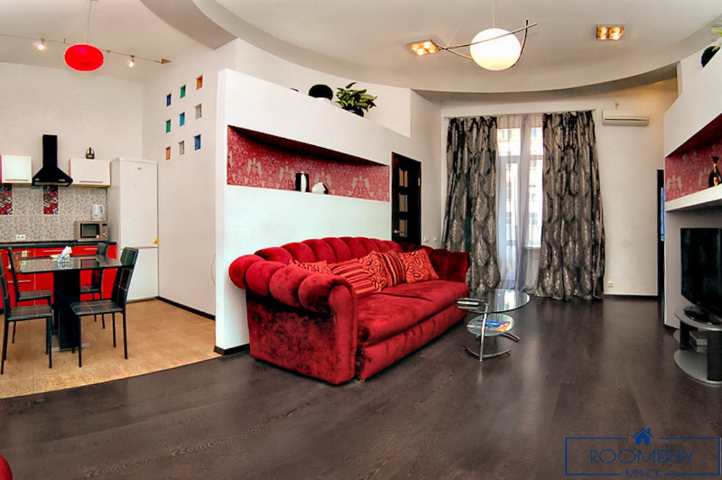 Квартира на сутки в Минске на улице Московская, 9 гостиная