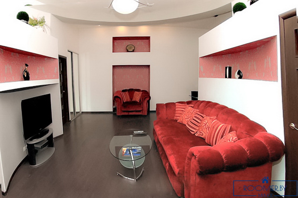 Квартира на сутки в Минске на улице Московская, 9 гостиная