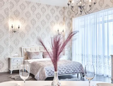 Interior of apartment for daily rent, Minsk, Ratomskaya St. 7