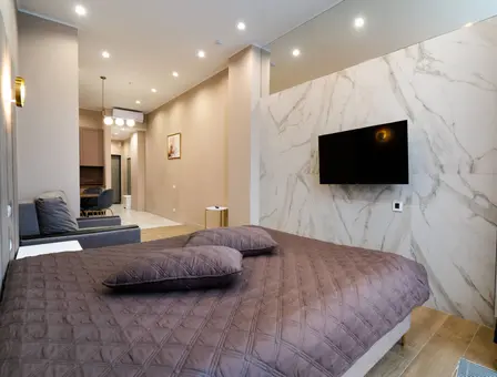 Interior of apartment for daily rent, Minsk, Skryganova str. 4Д