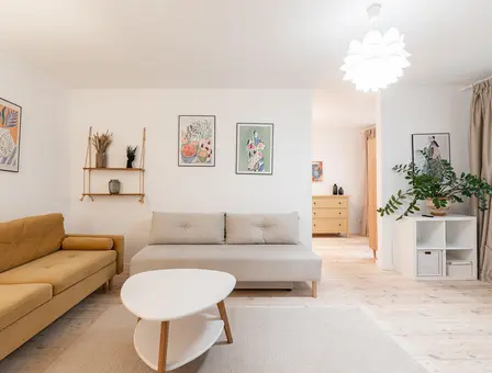 Interior of apartment for daily rent, Minsk, Zolotaya Gorka St. 14