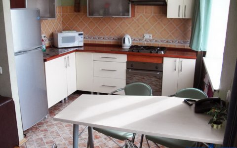 Квартира на сутки в Минске на улице Мельникайте, 5 кухня