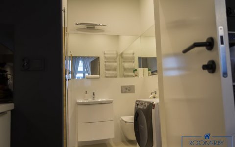 Квартира на сутки в Минске на улице Скрыганова, 4Д ванная комната