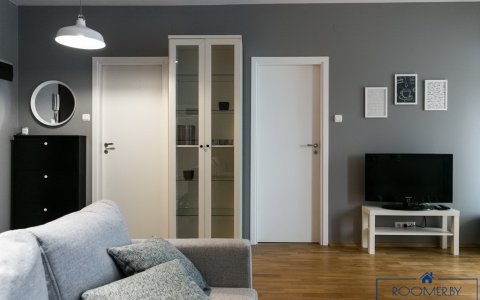 Квартира на сутки в Минске на улице Притыцкого, 39 гостиная
