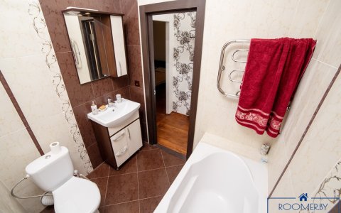 Квартира на сутки в Минске на улице Козлова, 19 ванная комната