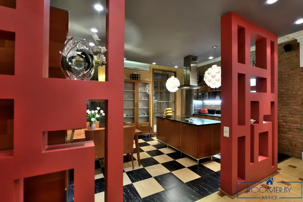 Квартира на сутки в Минске возле метро Площадь Победы гостиная