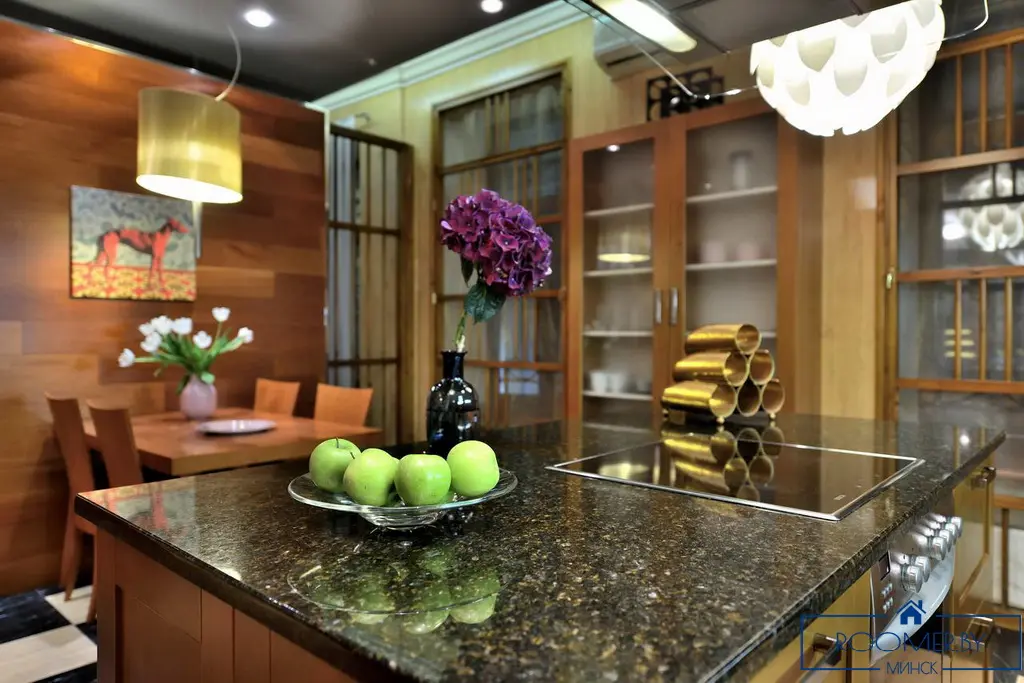 Квартира на сутки в Минске возле метро Площадь Победы кухня