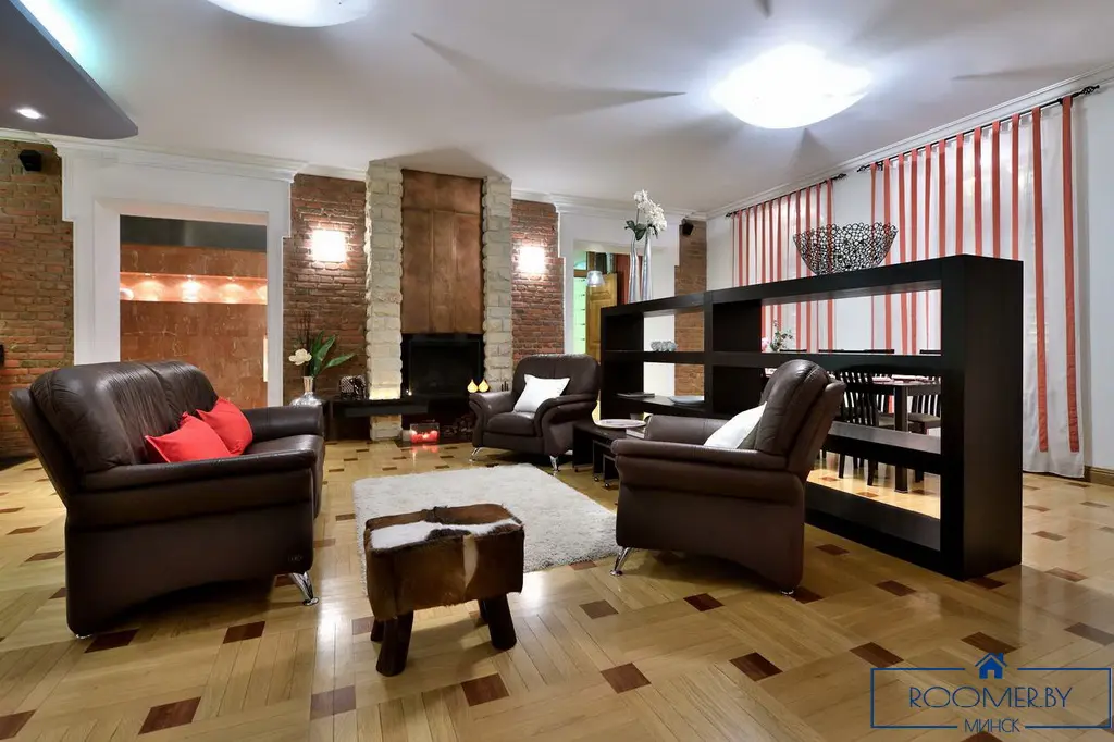 Квартира на сутки в Минске возле метро Площадь Победы гостиная