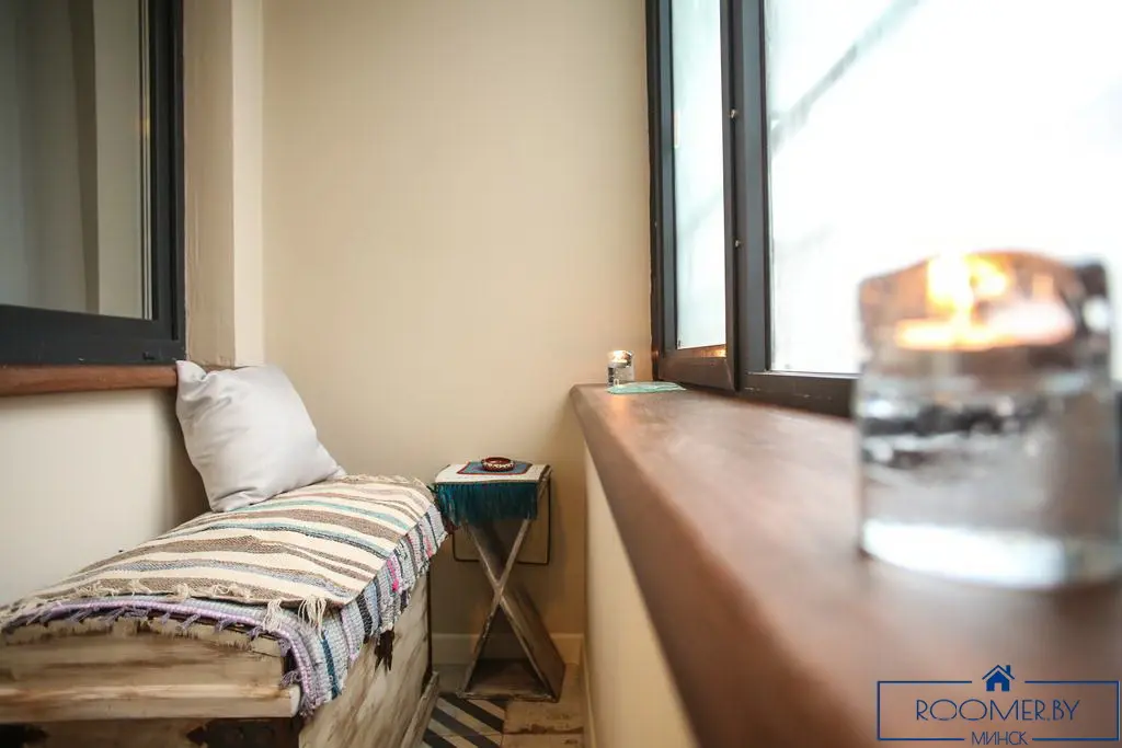 Квартира на сутки в Минске возле метро Немига балкон
