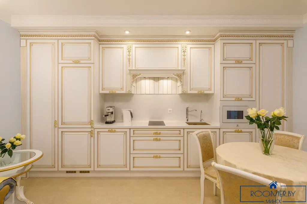 Квартира на сутки в Минске возле метро Немига кухня