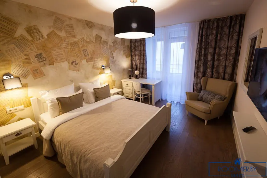 Квартира на сутки в Минске возле метро Немига спальня