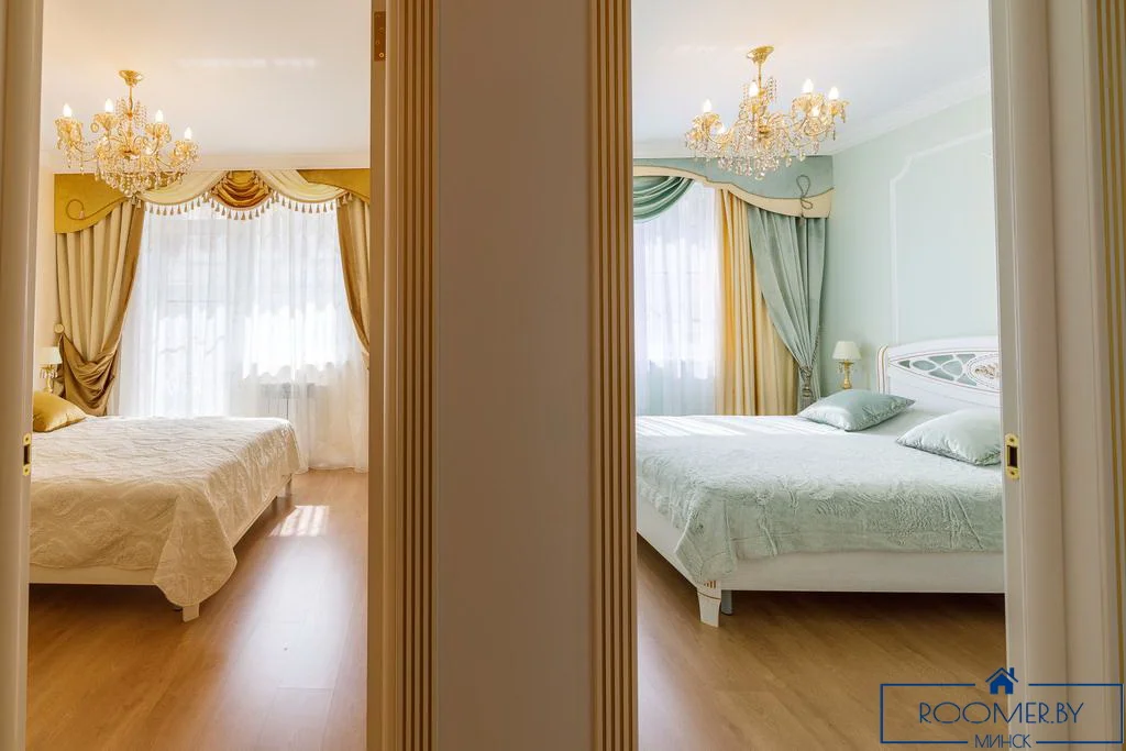 Квартира на сутки в Минске возле метро Немига спальня