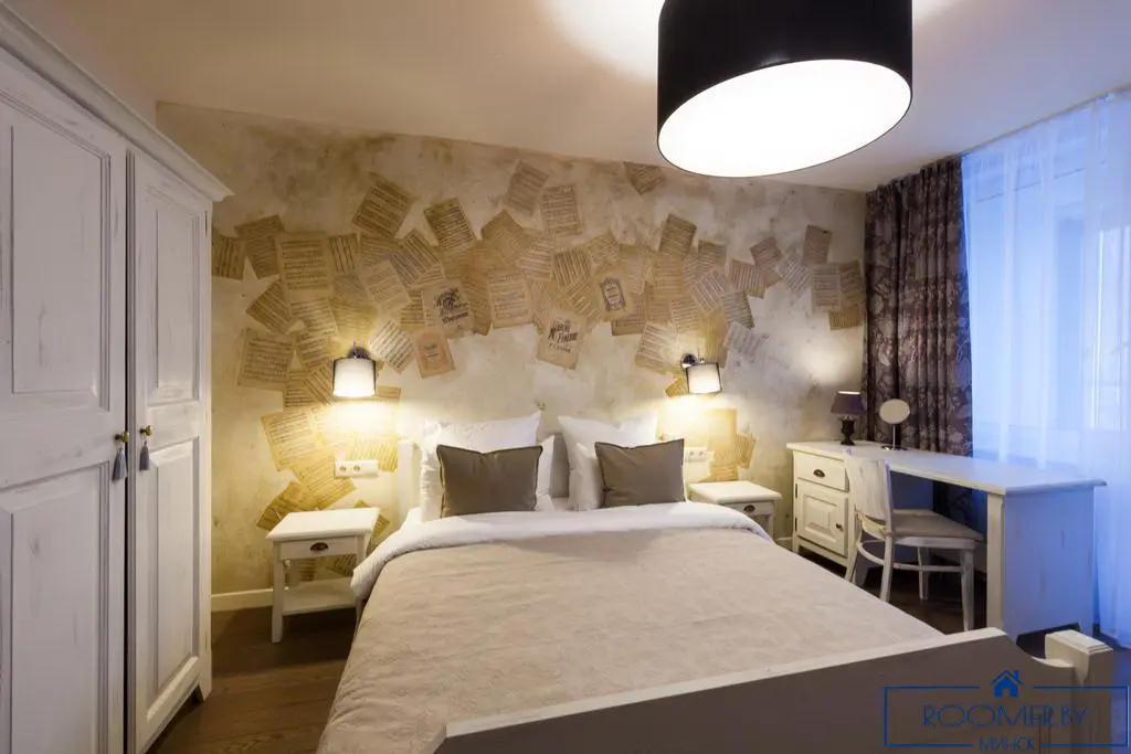 Квартира на сутки в Минске возле метро Немига спальня