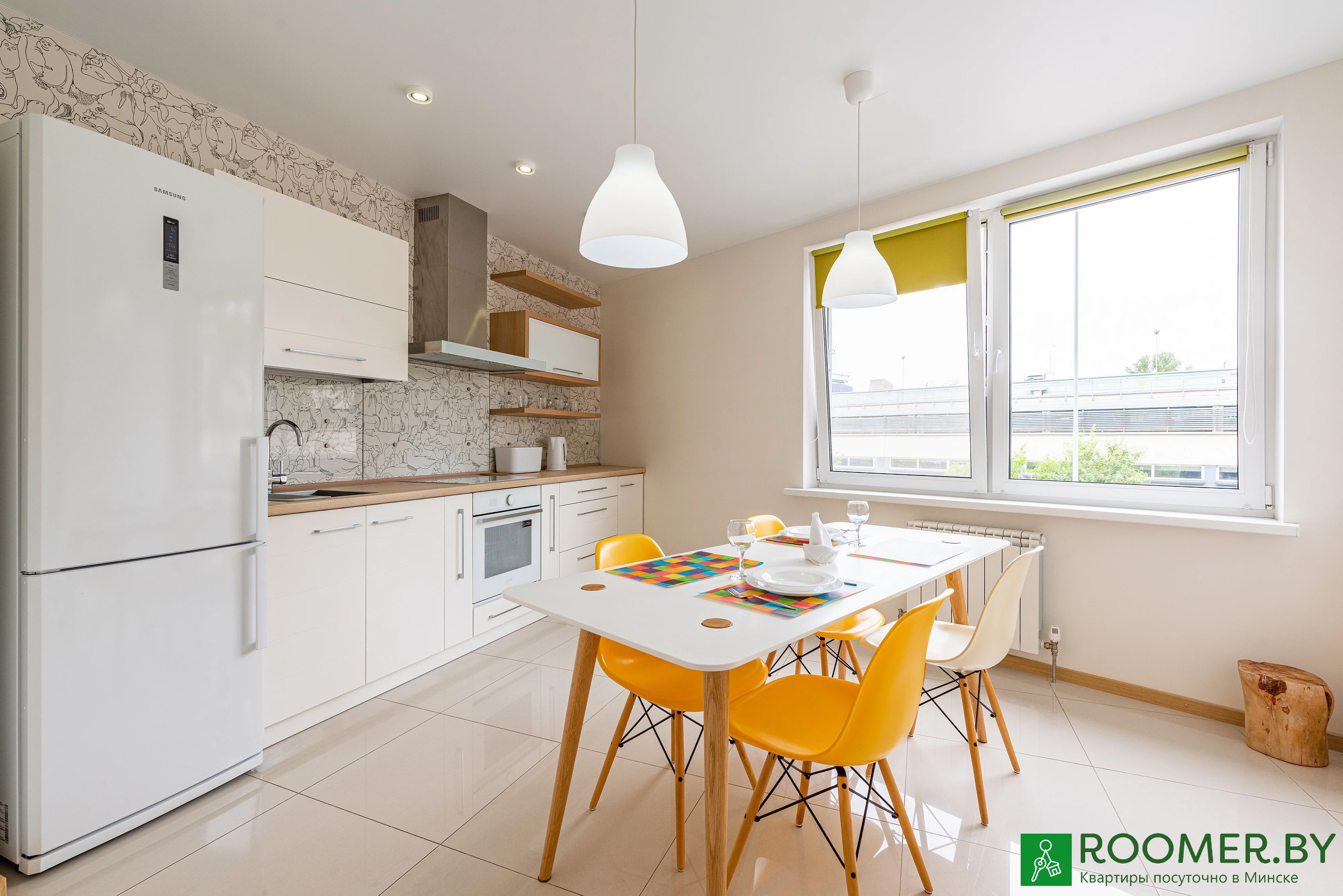 Двухкомнатная квартира на сутки в Минск, ул. Скрыганова 4А