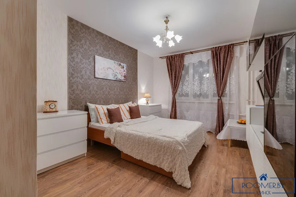 Квартира на сутки в Минске на улице Скрыганова, 16 спальня