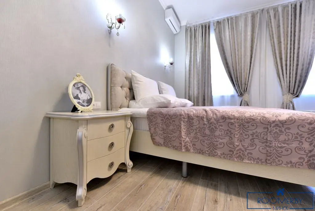 Квартира на сутки в Минске на улице Скрыганова, 4А спальня