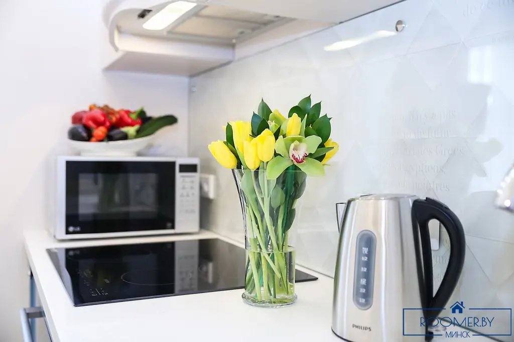 Квартира на сутки в Минске на улице Романовская Слобода, 16 кухня