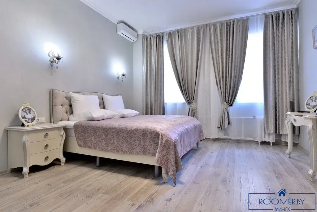 Квартира на сутки в Минске на улице Скрыганова, 4А спальня