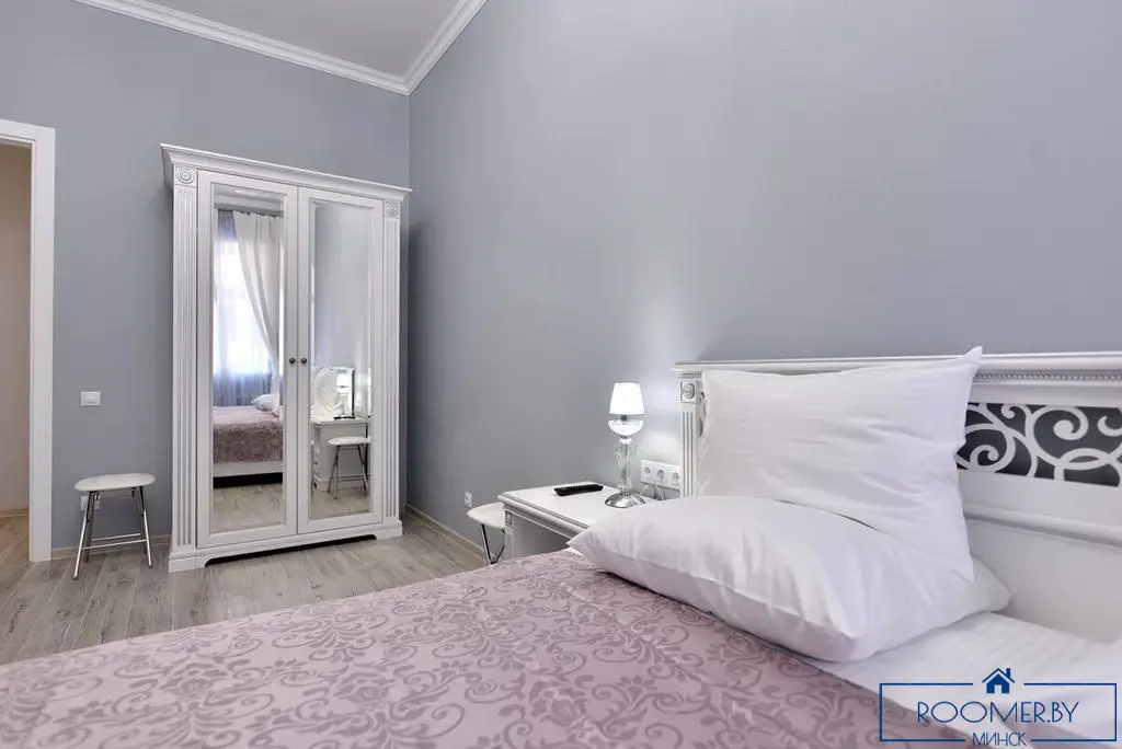 Квартира на сутки в Минске на улице Скрыганова, 4А спальня