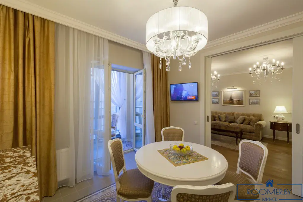 Квартира на сутки в минске по ул. Скрыганова, 16 гостиная