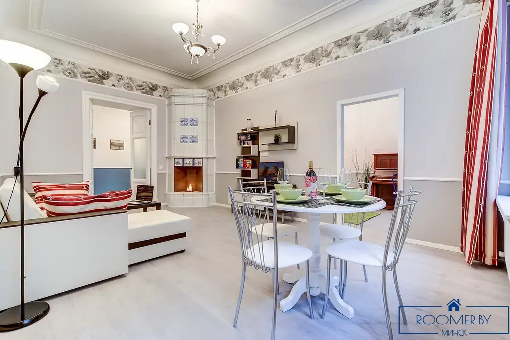 Квартира на сутки в Минске возле метро Площадь Ленина кухня