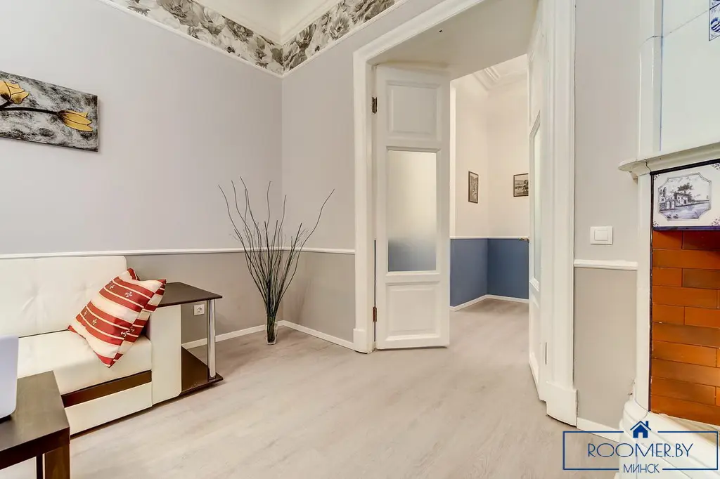 Квартира на сутки в Минске возле метро Площадь Ленина гостиная