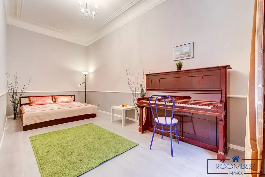 Квартира на сутки в Минске возле метро Площадь Ленина спальня