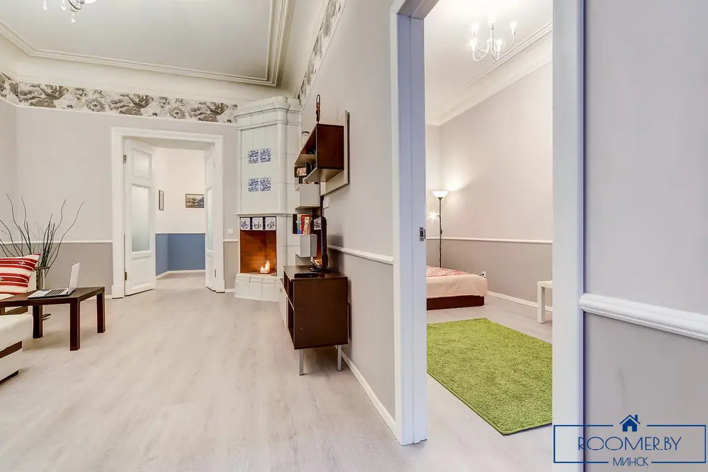 Квартира на сутки в Минске возле метро Площадь Ленина гостиная