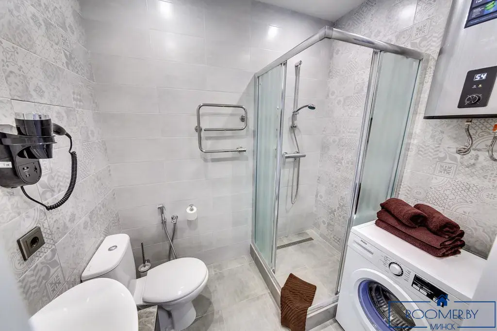 Двухкомнатная квартира на сутки Минске Захарова ванна