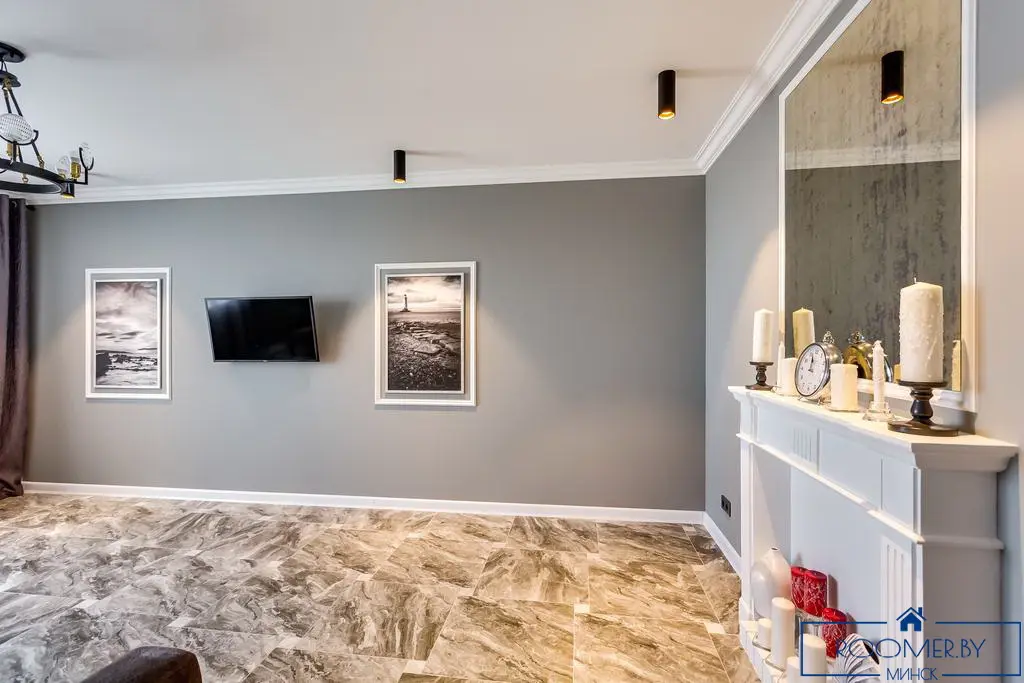 Двухкомнатная квартира на сутки Минске Захарова гостиная