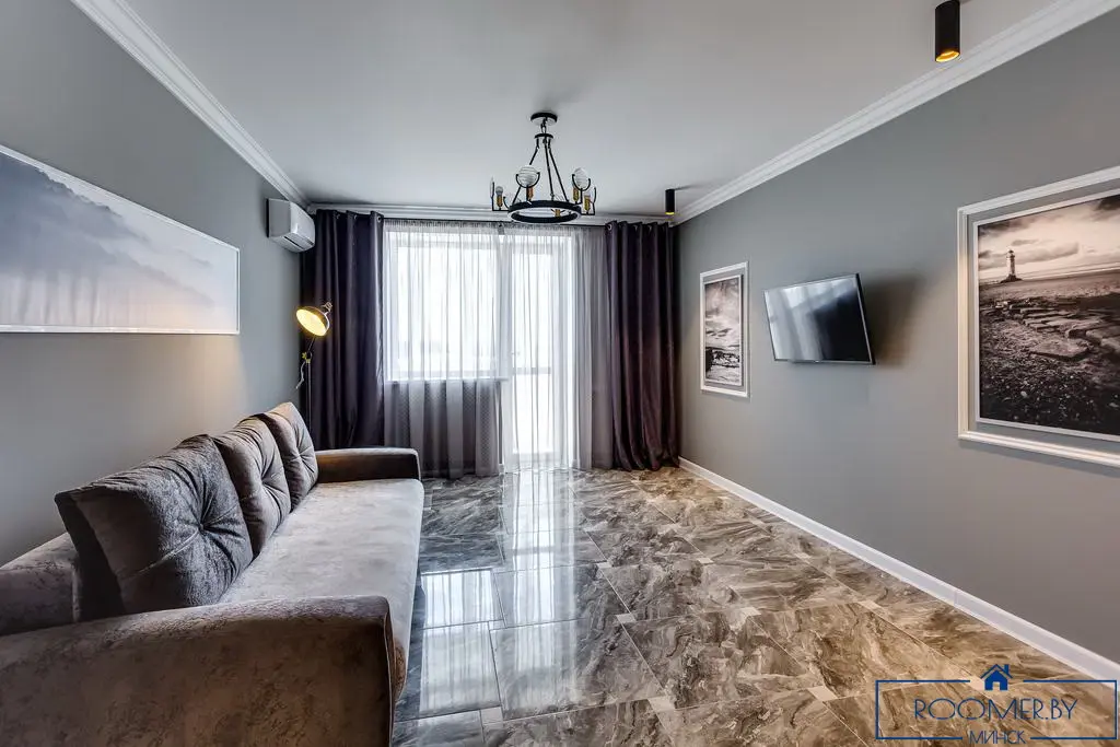 Двухкомнатная квартира на сутки Минске Захарова гостиная