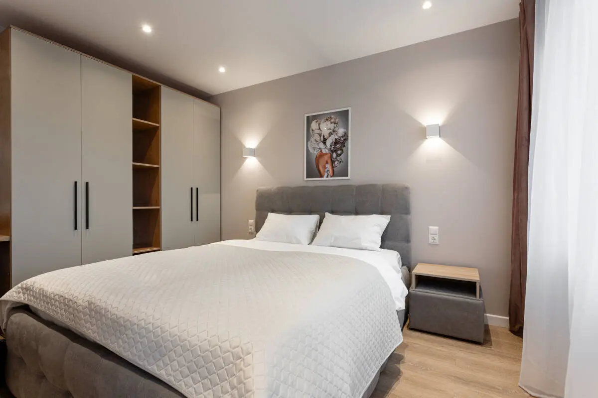 Interior of apartment for daily rent, Minsk, Petra Mstislavca str. 8