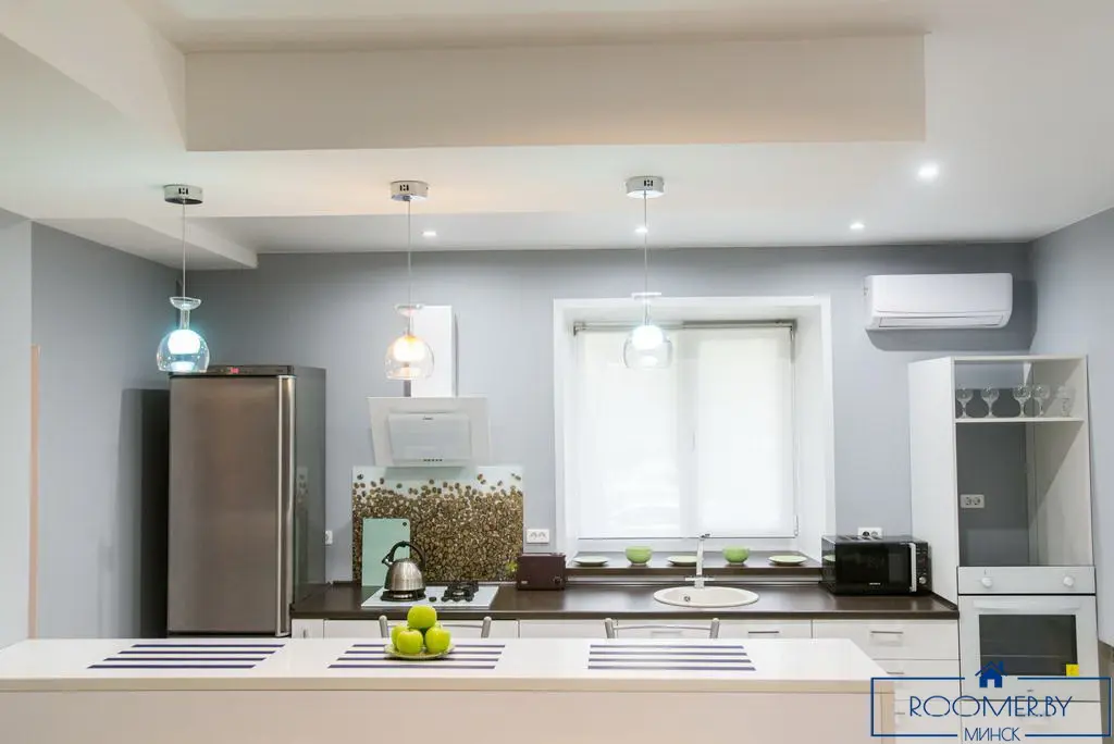 Двухкомнатная квартира на сутки в Минске на проспекте Независимости гостиная