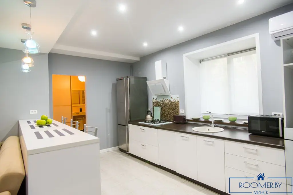 Двухкомнатная квартира на сутки в Минске на проспекте Независимости гостиная