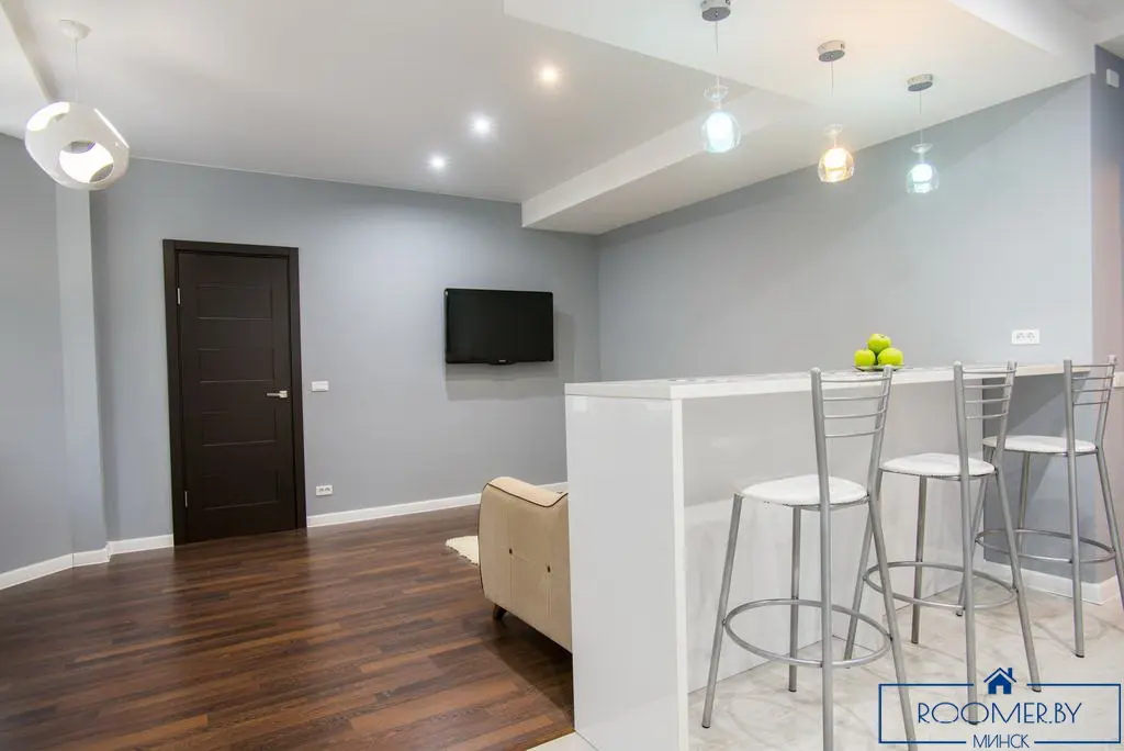Двухкомнатная квартира на сутки в Минске на проспекте Независимости кухня