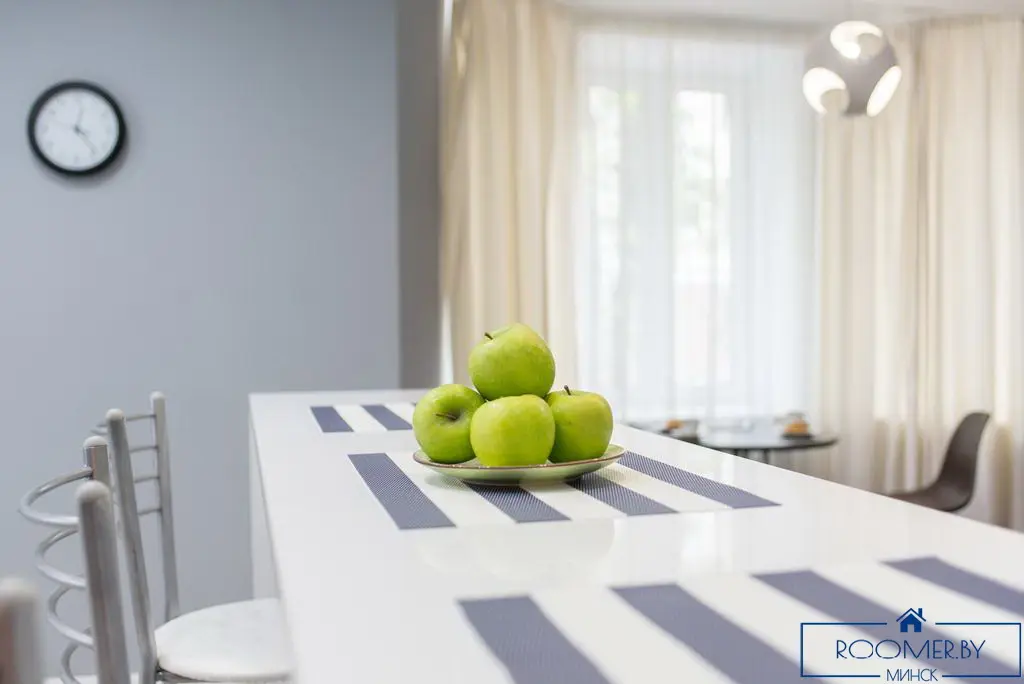 Двухкомнатная квартира на сутки в Минске на проспекте Независимости кухня