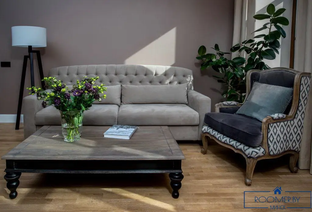 Квартира на сутки в Минске возле метро Площадь Якуба Коласа гостиная