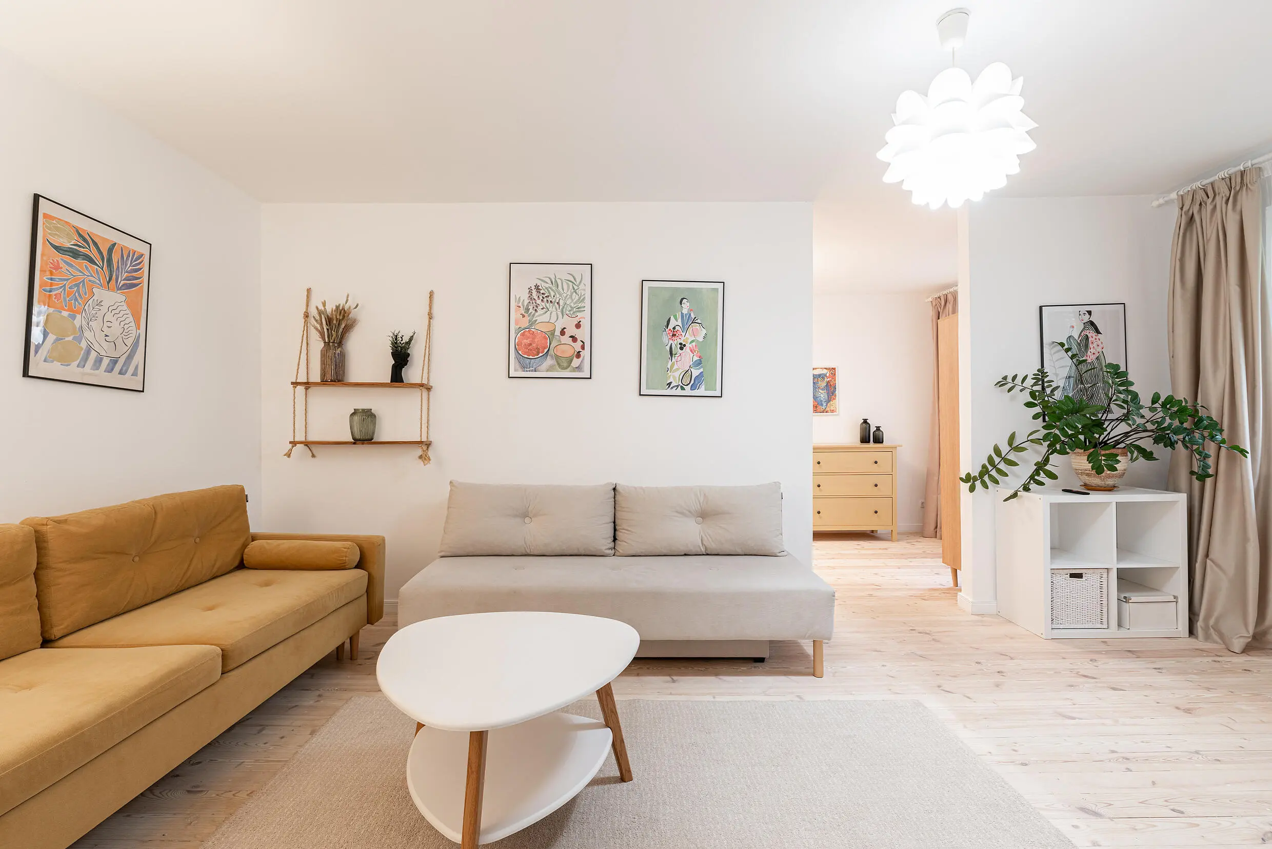 Interior of apartment for daily rent, Minsk, Zolotaya Gorka St. 14