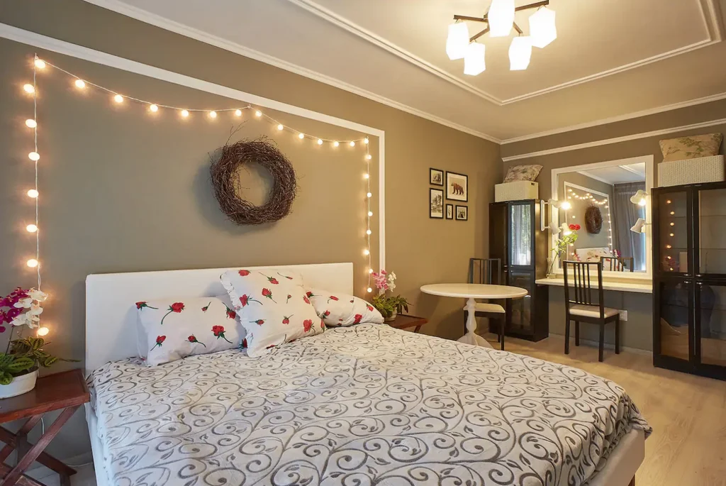 Interior of apartment for daily rent, Minsk, Partizanskiy av. 58