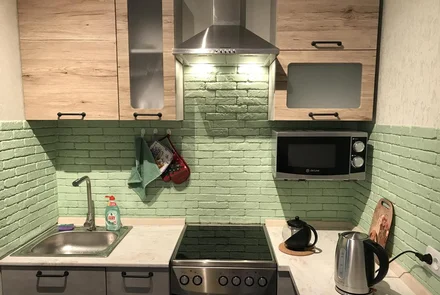 Однокомнатная квартира на сутки в Минске проспект Машерова, 54 кухня